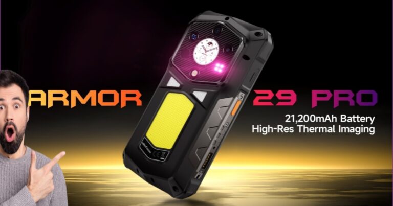The launch is Armor 29 Pro smartphone with 21200mAh battery